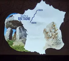 Extrait de la scénographie du spectacle Louise et les Merveilles de France 
